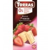 ! Czekolada Biała z Truskawką B/G B/C 75 g Torras